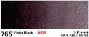 Akvarelová barva Rosa 10ml – 765 violet black