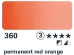 Akvarelová barva Horadam 1/2 – 360 permanent red orange