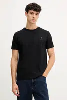 Bavlněné tričko Trussardi pánské, černá barva, G0278000048N