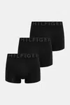 Boxerky Tommy Hilfiger 3-pack pánské, černá barva, UM0UM03467