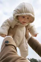 Kojenecký overal Mayoral Newborn béžová barva, 2603