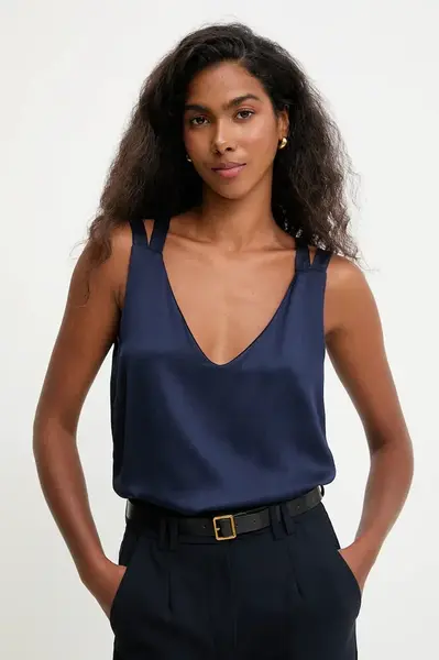 Halenka Answear.LAB dámská, modrá barva, hladká