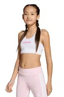 Dětská sportovní podprsenka adidas bílá barva, JX3925