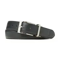 Kožený pásek Polo Ralph Lauren pánský, černá barva, 405800535001
