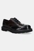 Kožené polobotky Kenzo Ukio Brogue pánské, černá barva, FF65DB114L52.91