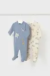 Kojenecké bavlněné dupačky Mayoral Newborn 2-pack