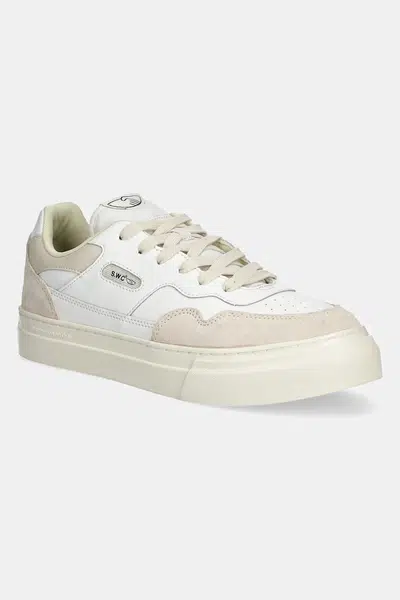 Kožené tenisky Stepney Workers Club Pearl Leather bílá barva, YA20520