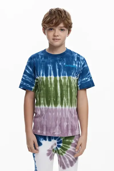 Desigual Dětské bavlněné tričko Desigual