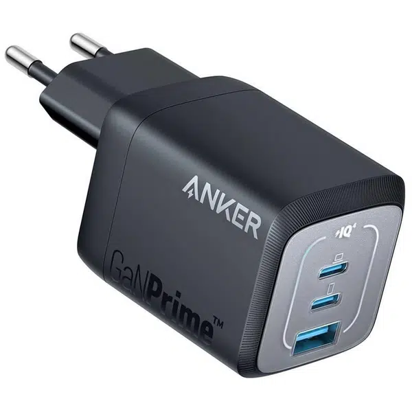Anker Prime GaN 67W, 2xUSB-C, 1xUSB Nabíječka do sítě černá