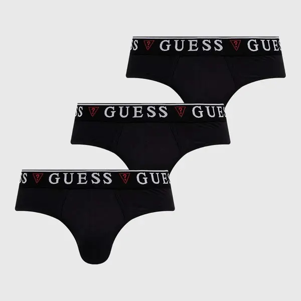 Spodní prádlo Guess BRIAN 3-pack pánské, černá barva, U97G00 KCD31