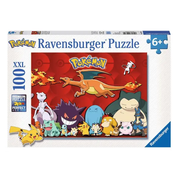 Puzzle Pokémon XXL Ravensburger - 100 dílků