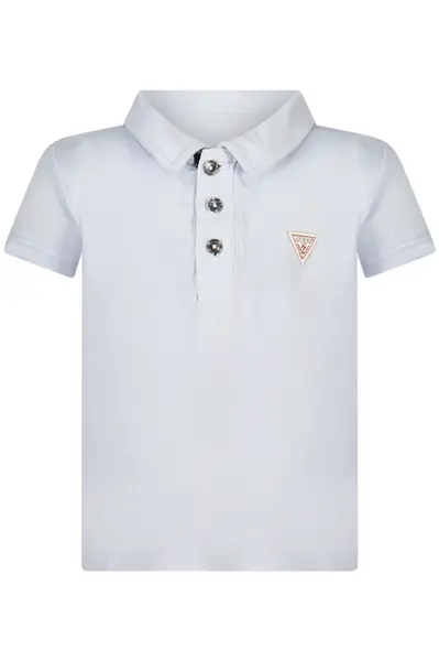 Dětské modré polo triko Guess Jeans