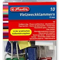 Herlitz - Klipy kovové 10 ks