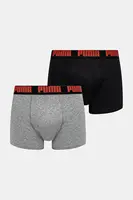 Boxerky Puma Everyday Basic 2-pack pánské, šedá barva, 938320