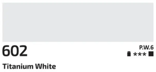 Akrylová barva Rosa 1000ml – 602 titanium white