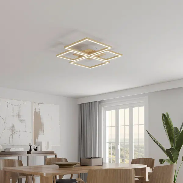 Novel STROPNÍ LED SVÍTIDLO, 75,5/75,5/5 cm