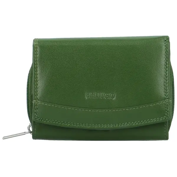Dámská kožená peněženka zelená - Bellugio Aurika