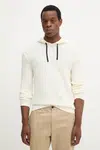Bavlněný svetr Armani Exchange pánský, béžová barva, XM000916 AF12930
