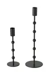 Sada svícnů Boltze Kimberly 20 / 30 cm 2-pack černá barva