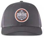 Grundéns kšiltovka logo anchor trucker charcoal