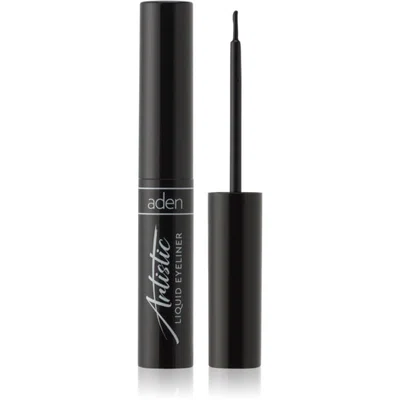 Aden Cosmetics Artistic tekuté oční linky odstín 01 Black 3.5 ml