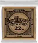 Ernie Ball 1822 Earthwood Phosphor Bronze Single .022