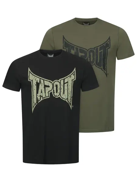 Tapout Men's t-shirt regular fit double pack