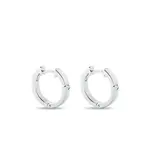 Zlaté náušnice s diamantom KLENOTA