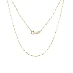 Zlatý řetízek typu Lip Chain dlouhý 50 cm KLENOTA