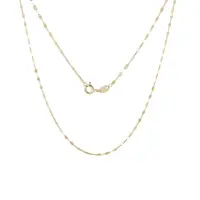 Zlatý řetízek typu Lip Chain dlouhý 50 cm KLENOTA