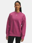 Dámská mikina Under Armour UA Rival Fleece OS Crew-RED - Dámské
