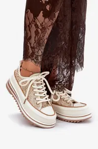 S. BARSKI Dámské Tenisky Na Masivní Platformě S.Barski