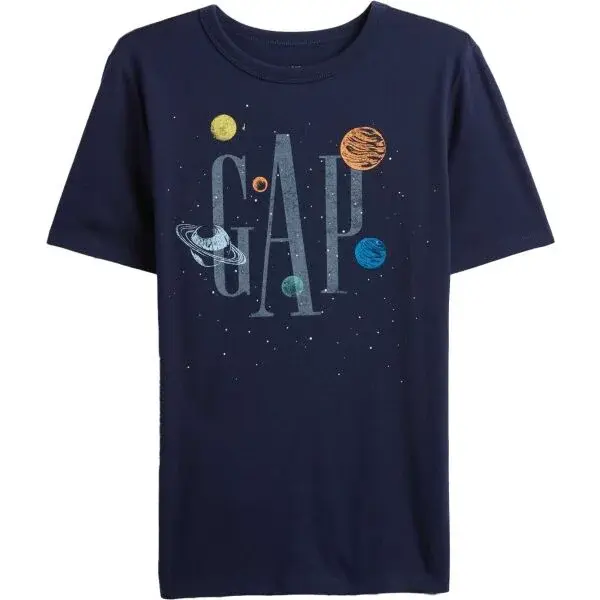 GAP V-SEPT SS VG Dětské tričko, tmavě modrá, velikost