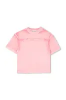 Dětské bavlněné tričko Marc Jacobs růžová barva, s aplikací, W60657