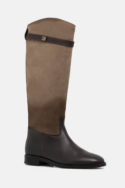 Kožené kozačky Steve Madden Novi