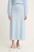 Sukně s příměsí vlny BOSS Orange C_Fici