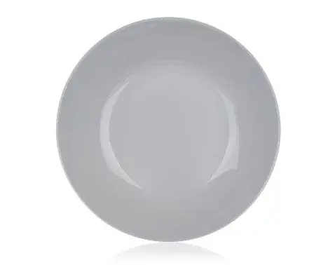 Hluboký talíř Diwali 20 cm, šedé sklo
