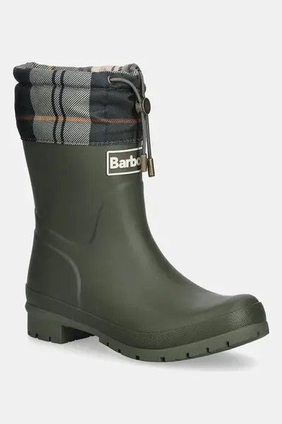 Holínky Barbour Mowbray dámské, zelená barva, LRF0122OL52