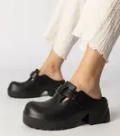 Gemre Black covered clogs Ferina