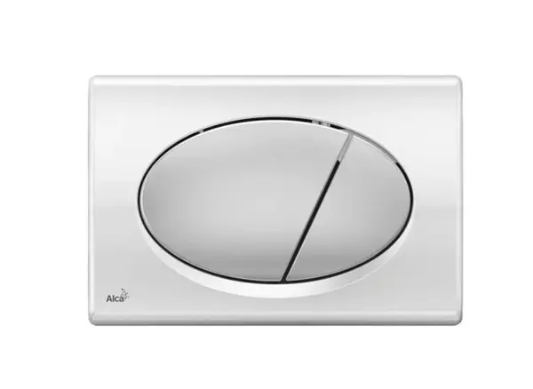 Alcadrain Basic - Ovládací tlačítko splachování, chrom lesk/mat M73