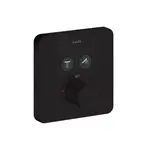 Axor ShowerSelect - Termostat pod omítku pro 2 spotřebiče, matná černá 36707670