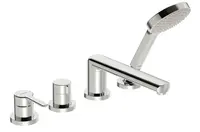 Hansa Ronda - Baterie na okraj vany, 4-otvorová instalace, chrom 03402473
