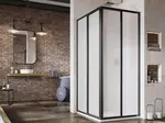 Ravak Supernova - Sprchový kout 90x90 cm, černá/Pearl 14V703O211S
