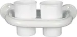 Aqualine White Line - Držák kelímků, bílá 8007
