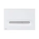 Alcadrain Linka - Ovládání splachování, matná bílá/chrom M1876-1