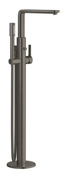 Grohe Lineare - Vanová baterie do podlahy, s příslušenstvím, kartáčovaný Hard Graphite 23792AL1
