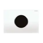Geberit Sigma10 - Elektronické ovládání splachování, síťové napájení, bílá/lesklý chrom 115.907.KJ.6
