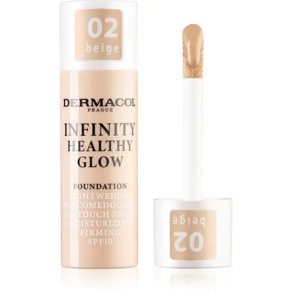 Dermacol Infinity Healthy Glow tekutý make-up SPF 10 odstín 02 Beige 20 g