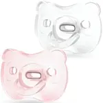 Medela Soft Silicone Soother Girl 0-6m cumlík 0-6m 2 ks