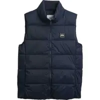 GAP V-FRCH LOGO LW PUFFER Dámská vesta, tmavě modrá, velikost